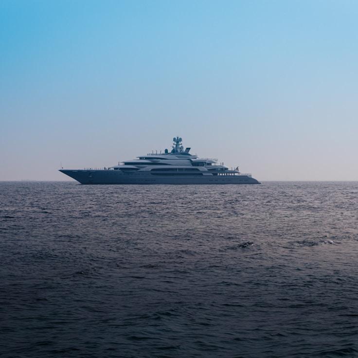Gourmet feast at sea